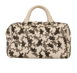 Intrecciato Duffel Bag, Leather, Cream/ Grey, MII, 2*
